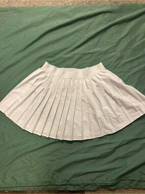 White Pleated Women’s Skirt